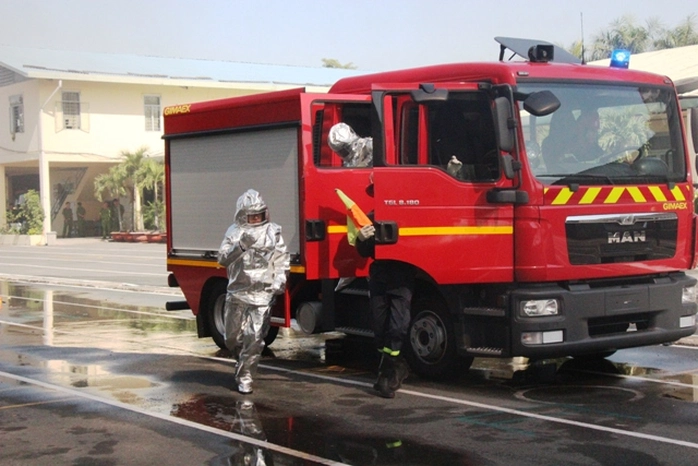 Xe chữa cháy chuyên nghiệp giúp cho việc PCCC thuận lợi hơn