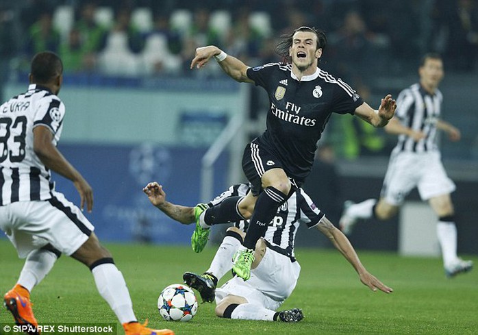 Bale có màn trình diễn thất vọng nhưng vẫn được HLV Ancelotti sử dụng gần hết trận