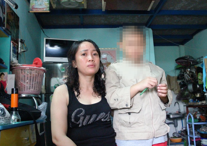 Bà Lê Thị Ngọc Diệp cho rằng nếu bà đến trễ thì con trai đã bị bắt cóc