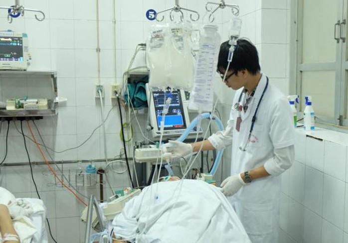 Bệnh nhân D. đang được điều trị tại BV Việt Đức