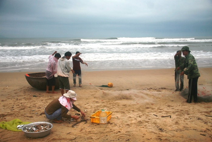 Bãi biển ở xã Bình Minh, nơi xảy ra vụ chết đuối thương tâm