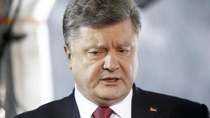 Tổng thống Ukraine Petro Poroshenko. Ảnh: Bloomberg