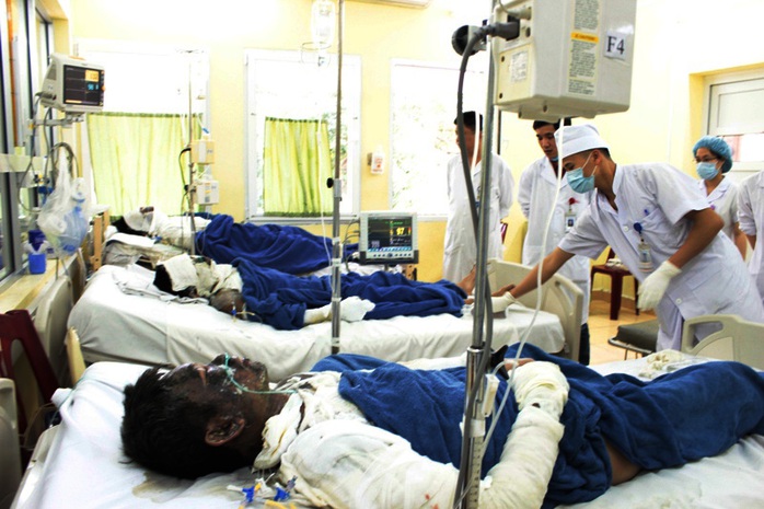 6 bệnh nhân bỏng nặng nhập viện Việt Nam - Thụy Điển một cách đầy bí ẩn