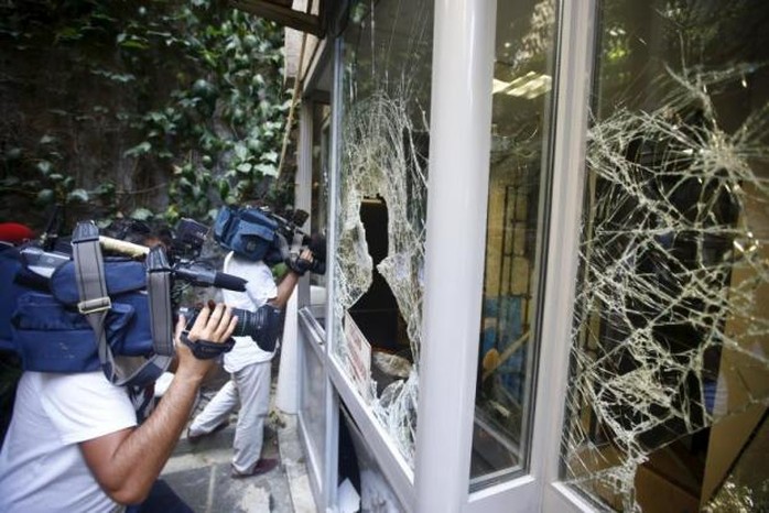 Lãnh sự quán Thái Lan ở Thổ Nhĩ Kỳ bị tấn công. Ảnh: Reuters