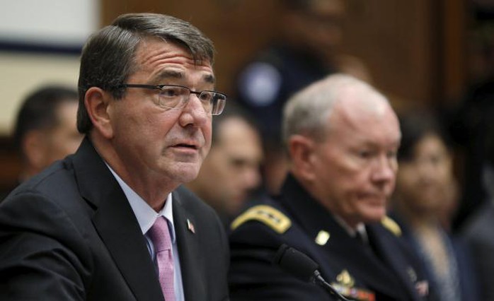 Bộ trưởng Quốc phòng Mỹ Ashton Carter. Ảnh: Reuters