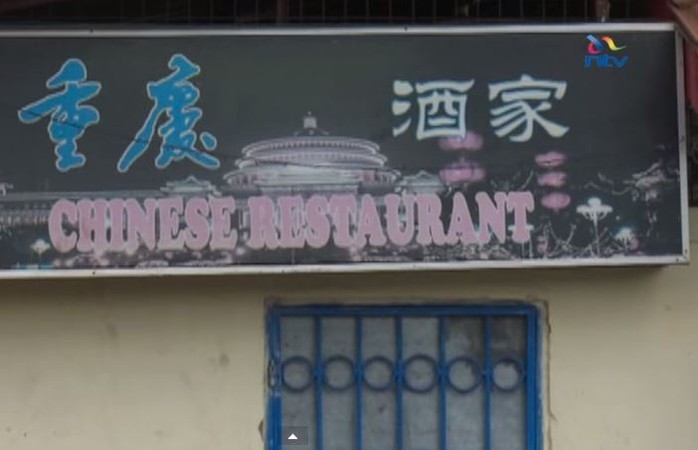 Nhà hàng Trung Quốc tại Kenya không tiếp người châu Phi sau 17 giờ. Ảnh: Metro