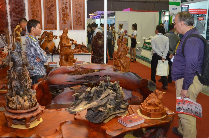 Mỹ đang là thị trường nhập khẩu nhiều đồ gỗ của Việt Nam Ảnh: Tấn Thạnh