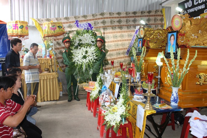 Lễ tang của anh Nguyễn Thành Công và chị tại nhà ở TP Biên Hòa, tỉnh Đồng Nai