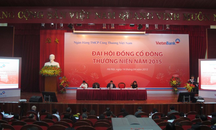 Đại hội đồng cổ đông 2015 của Ngân hàng ViettinBank