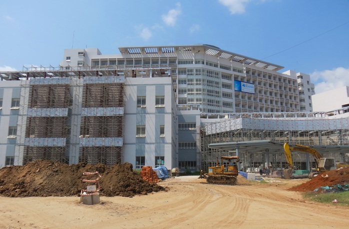 Bệnh viện Đa khoa Trung tâm An Giang sắp đưa vào sử dụng thì bị phát hiện làm sai thiết kế ban đầu.