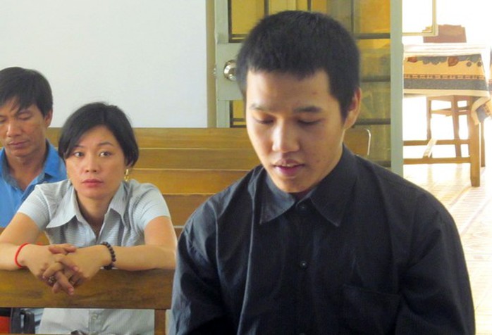Bị cáo Trương Vũ Bảo tại phiên tòa.