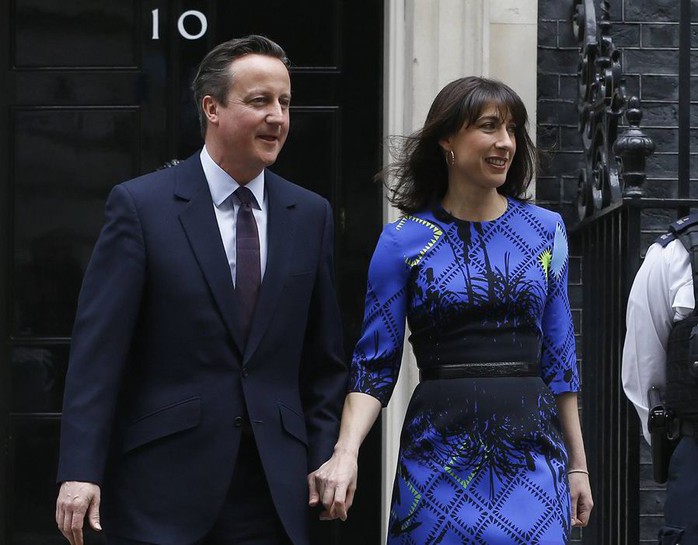 Đứng nhất là Samantha Cameron – Vợ Thủ tướng Anh David Cameron