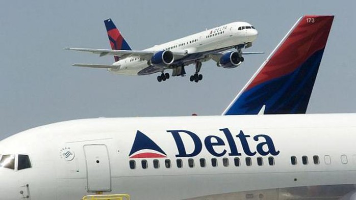 Hãng Delta Air Lines hôm 25-1 đã hủy 600 chuyến bay. Ảnh: EPA