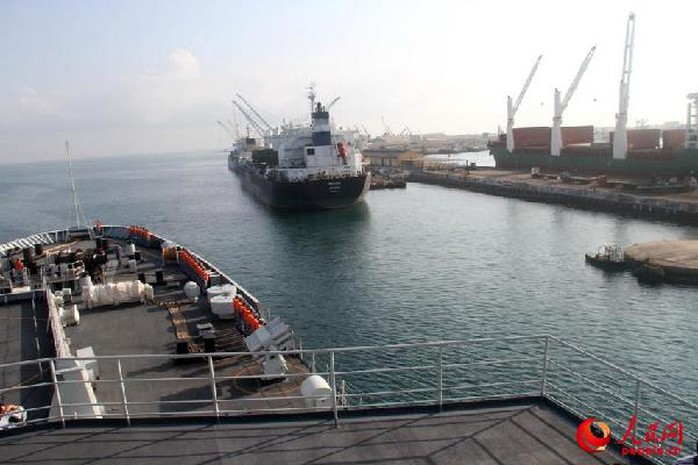 Một tàu hải quân Trung Quốc đến Djibouti vào năm ngoái