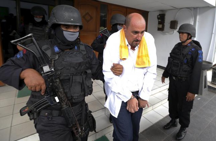 Công dân Pháp Serge Atlaoui bị Indonesia kết tội buôn bán ma tuý. Ảnh: Reuters