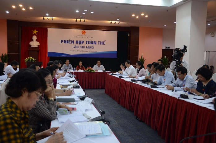 Phiên họp toàn thể lần 10 của Ủy ban Các vấn đề xã hội của Quốc hội tại TP HCM