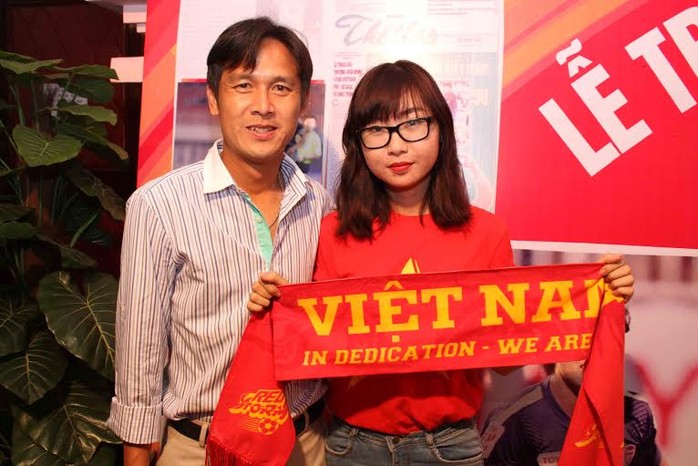 Cựu cầu thủ Minh Phương cũng có mặt trong gala trao giải tối 14-4
