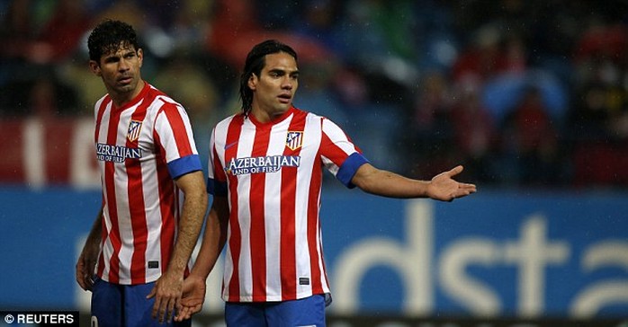 Costa và Falcao sẽ tại hợp tại sân Stamford Bridge