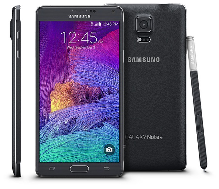 Chiếc điện thoại Galaxy Note 4 của Samsung