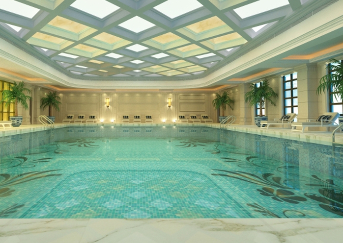 Bể bơi cao cấp tại Grand Riverside