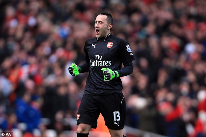 Thủ môn Ospina dần chiếm được niềm tin từ HLV Wenger