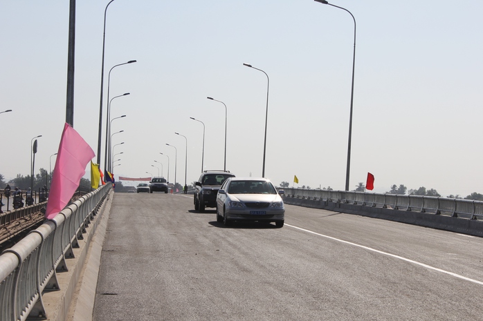 Cầu mới được khánh thành, giải tỏa áp lực vận tải cho Quốc lộ 20