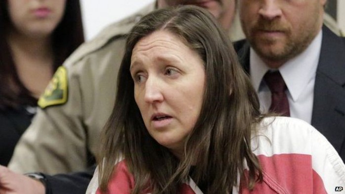 Megan Huntsman in court in Provo. 12 Feb 2015