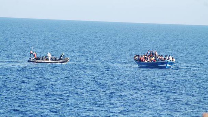 The Irish Navy has been part of an ongoing migrants rescue mission in the Mediterranean (Irish Defence Forces/PA)