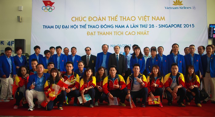 Lễ tiễn Đoàn thể thao Việt Nam đi dự SEA Games 28