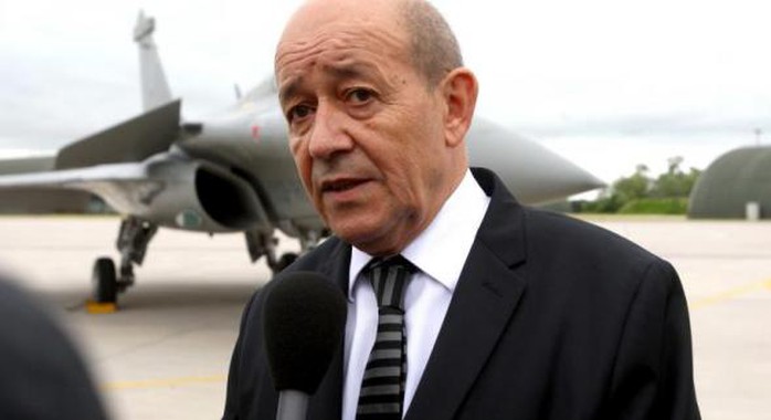 Bộ trưởng Quốc phòng Pháp Jean-Yves Le Drian. Ảnh: Libya Herald