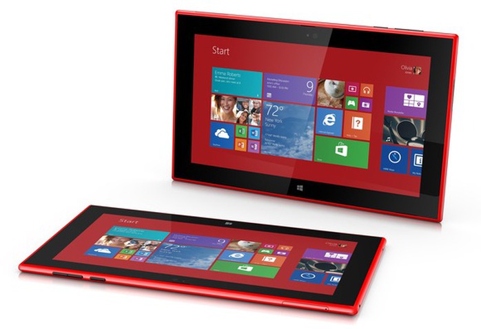 Các tablet Lumia 2520 hiện đang chạy nền tảng Windows RT.