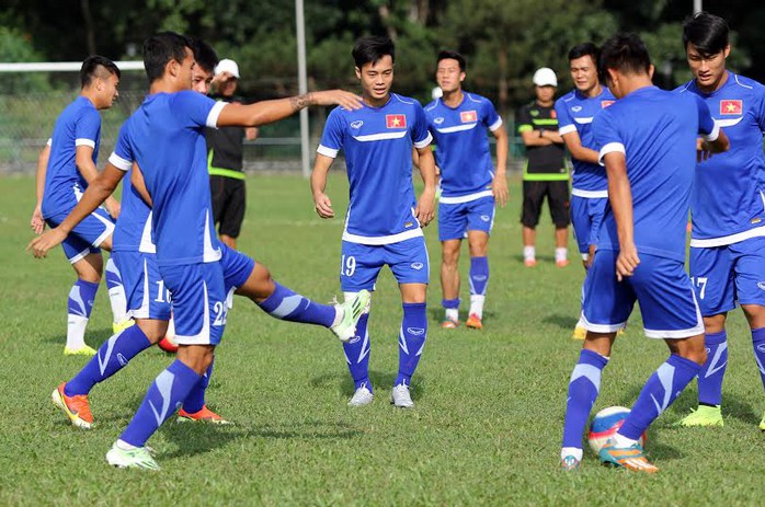 U23 Việt Nam chuẩn bị đấu với U23 Thái Lan