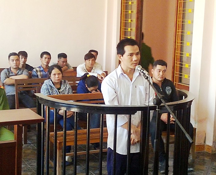 Bị cáo Nguyễn Đồng Sơn tại phiên tòa