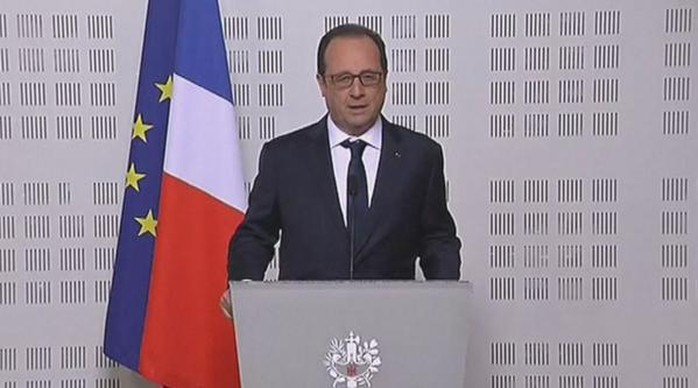 Tổng thống Pháp Francois Hollande cho rằng có thể nhiều hành khách của chuyến bay là người Đức. Ảnh: CBC