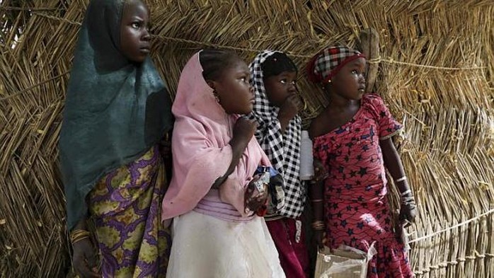 Hơn 400 phụ nữ và trẻ em tại thị trấn Damasak bị nhóm Boko Haram bắt cóc. Ành: Reuters