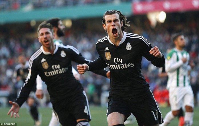 Bale ghi bàn mang về chiến thắng nghẹt thở cho Real Madrid