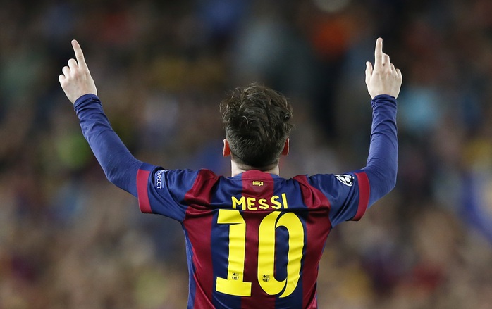 Messi đùng là không thể ngăn cản như  lời nhận xét của HLV Guardiola trước trận