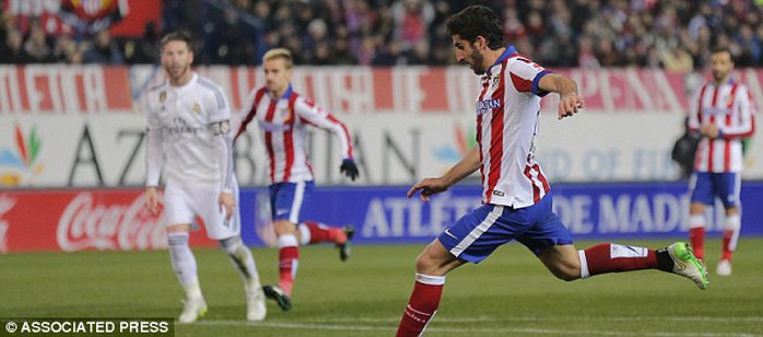 Garcia ghi bàn mở tỉ số cho Atletico