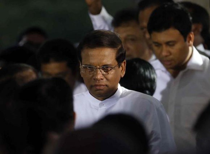 Tân Tổng thống Sri Lanka Maithripala Sirisena mới tới thăm Ấn Độ trong tuần này và dự kiến tới thăm Trung Quốc vào tháng tới. Ảnh: Reuters