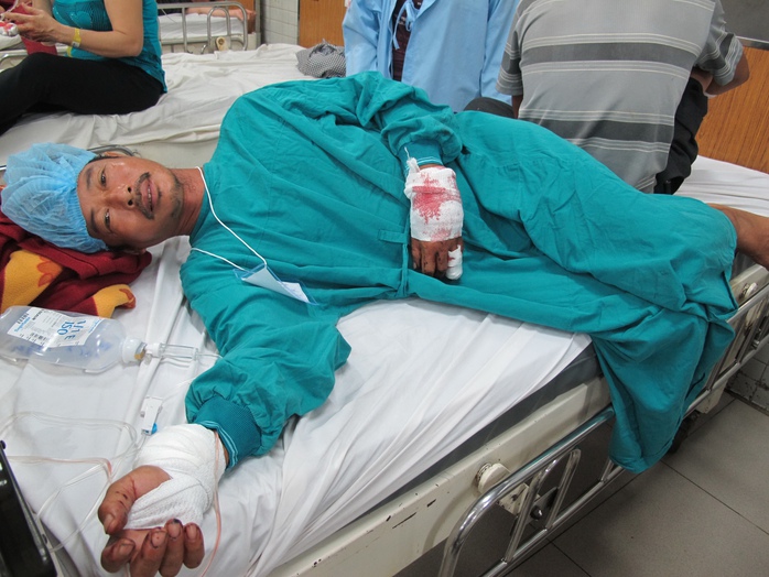 Anh Đức đang được điều trị tại Bệnh viện Chợ Rẫy