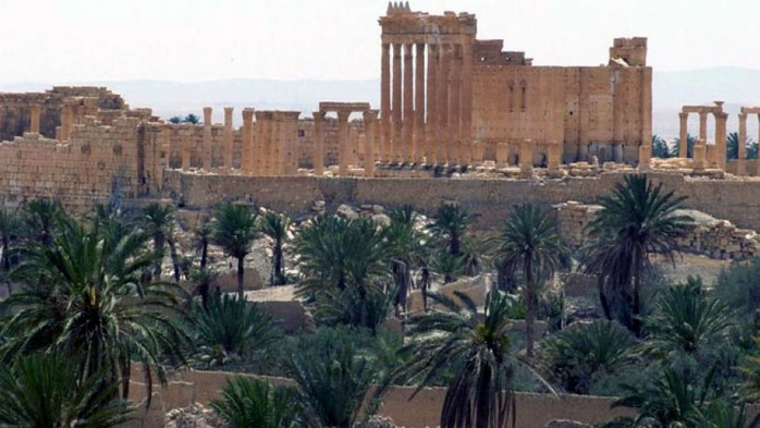 Thành phố cổ Palmyra bị Is chiếm đóng. Ảnh: AP