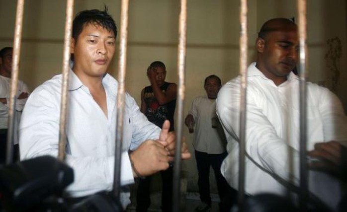 Andrew Chan (trái) và Myuran Sukumaran (phải) đã được chuyển đến đảo Nusakambangan. Ảnh: Reuters