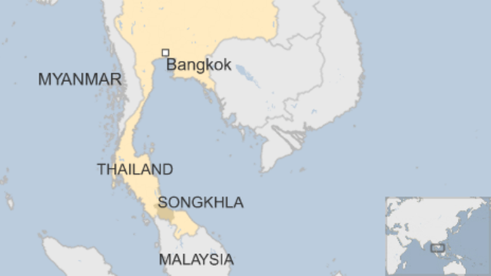 Người tị nạn Myanmar luôn phải dừng chân ở miền Nam Thái Lan trước khi đến Malaysia. Nguồn: BBC