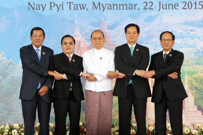Thủ tướng Nguyễn Tấn Dũng tại CLMV 7   Ảnh: TTXVN