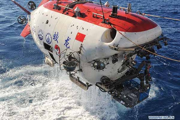 Những hoạt động của Trung Quốc dưới biển sâu cũng được đưa vào luật an ninh quốc gia mới. Trong ảnh: Tàu ngầm Giao Long của Trung Quốc hoạt động ở Ấn Độ Dương vào đầu năm nay.Ảnh: Tân Hoa Xã