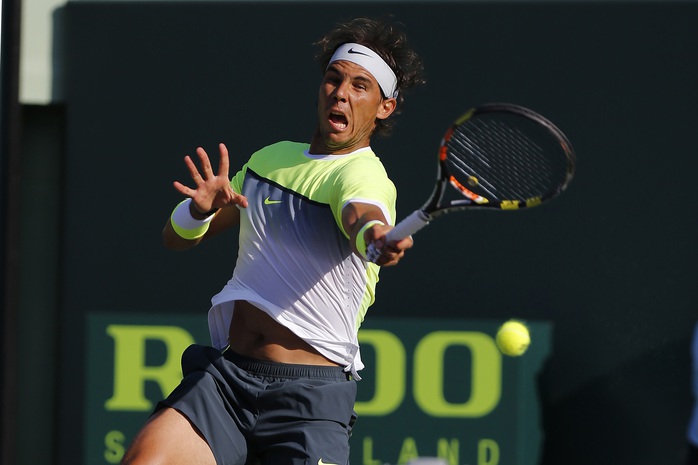 Nadal chia tay Miami Masters ngay vòng 3 Ảnh: REUTERS