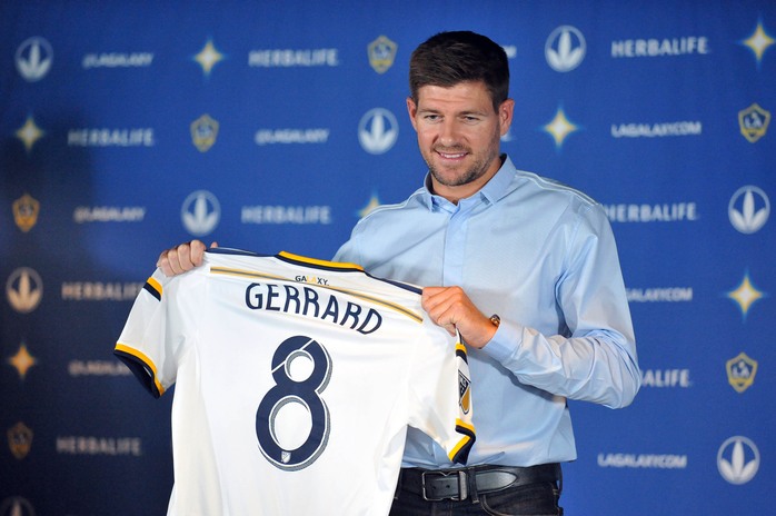 Gerrard sẽ ra mắt LA Galaxy vào trưa 12-7 với áo số 8 quen thuộc Ảnh: REUTERS