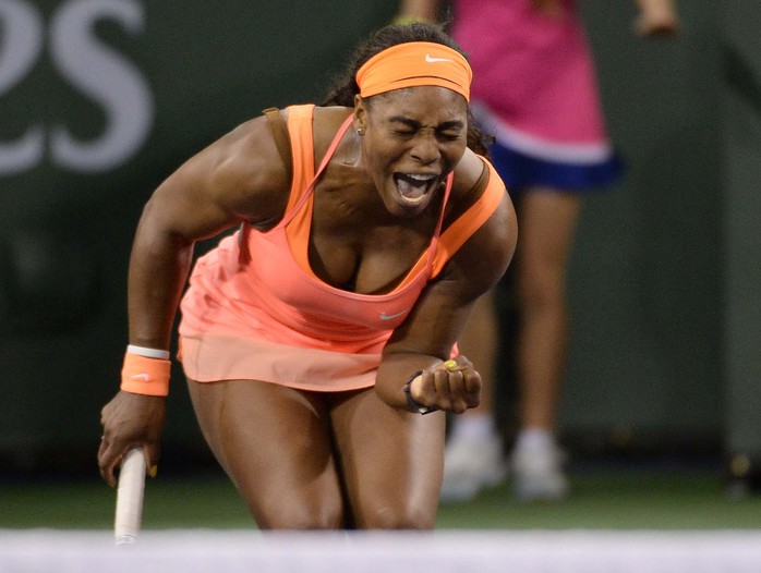 Serena phấn khích ở ngày đầu tiên trở lại Indian Wells sau 14 nămẢnh: REUTERS