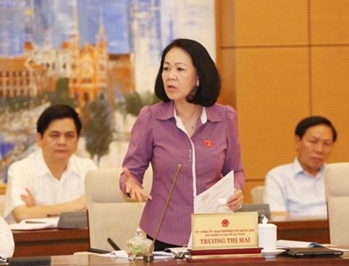Bà Trương Thị Mai cho rằng tôn trọng tự do tín ngưỡng, tôn giáo nhưng cần loại bỏ hoạt động mê tín dị đoan