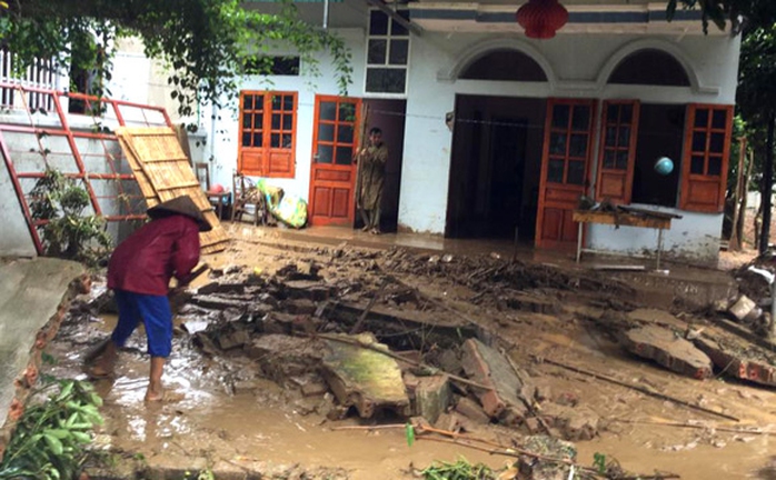 Lũ ống gây thiệt hại nặng cho bà con thị trấn Tuần Giáo, huyện Tuần Giáo, tỉnh Điện BiênẢnh: KHÁNH HÒA